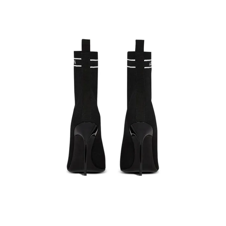 BALMAIN Skye Stretched Ankle Boots Women's-6