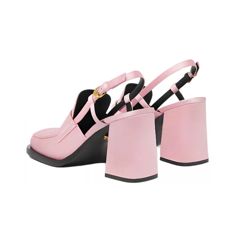 VERSACE Alia 85mm Satin Pumps-3