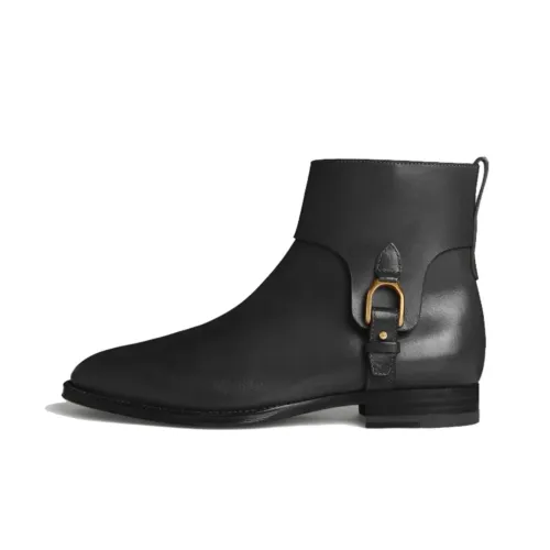 Polo Ralph Lauren Ankle Boots 2.5cm Women's Black