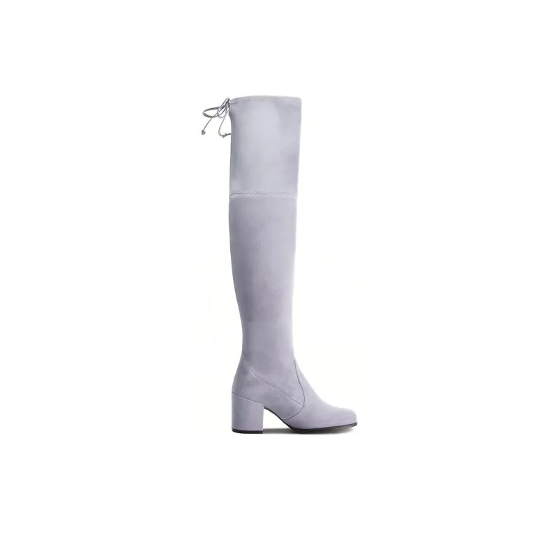 Stuart Weitzman/SW SW TIELAND Over-the-knee Boots Women's Gray-1