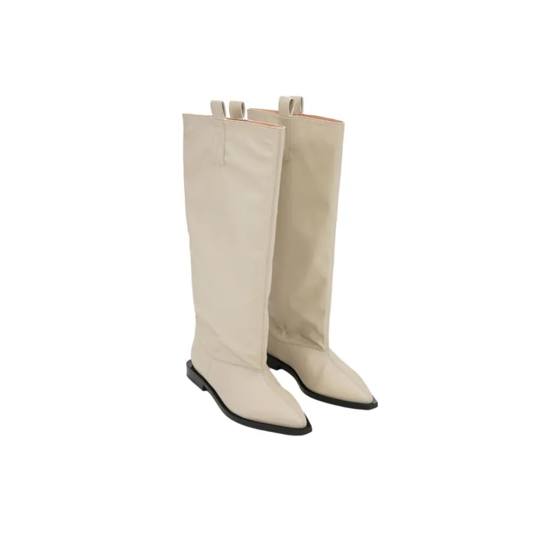 GANNI Slouchy Knee-high Boots-2