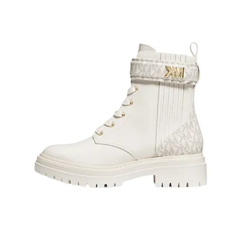 MICHAEL KORS Stark Ankle Boots Women's White