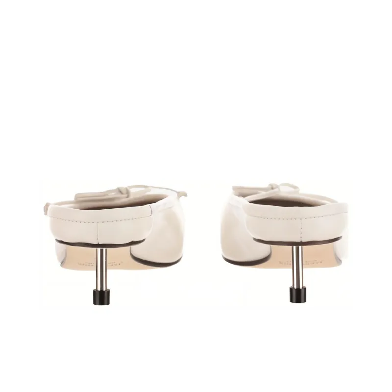Jacquemus Slim Heel High Heels 4cm Women's White-3