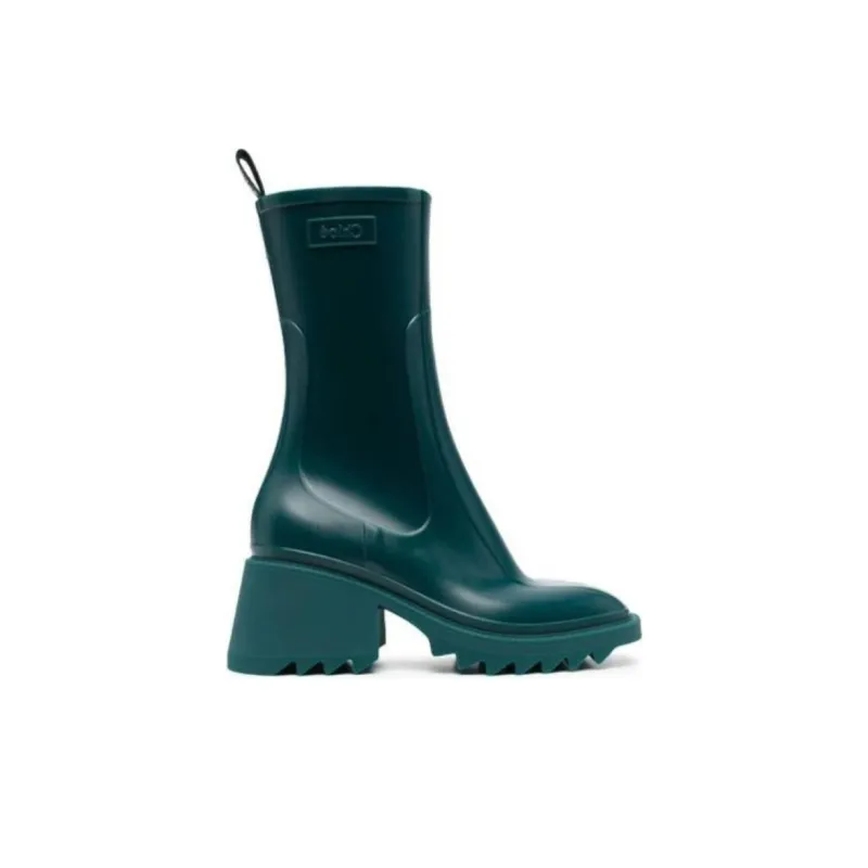 Chloe Crew Chelsea Boots Women's Green-1