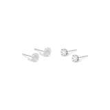 Stud Earrings Clothing Sets[Sterling Silver 999]