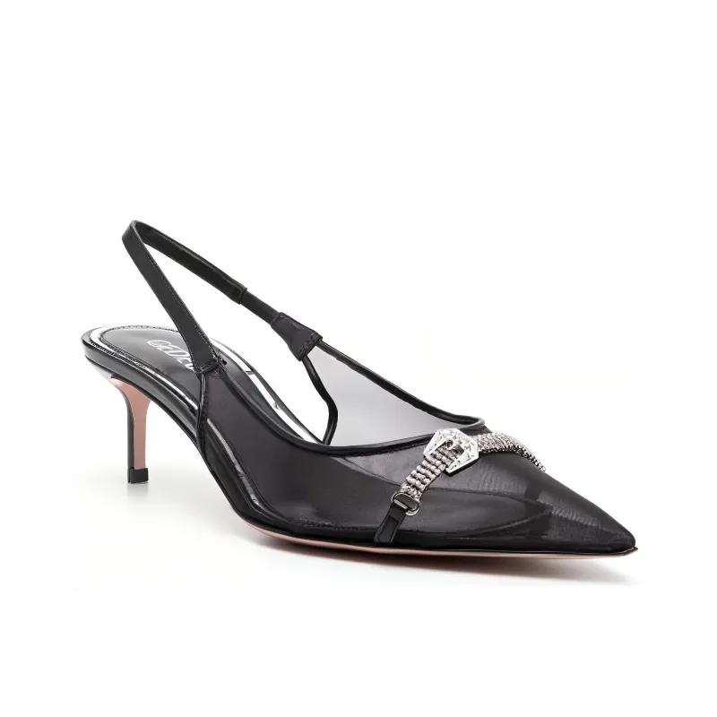 Gedebe 50mm Crystal embellished Pumps-2