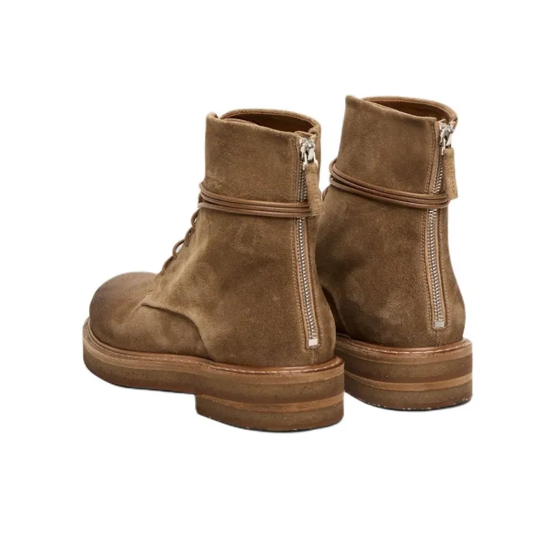 Marsèll Round-Toe Lace-Up Ankle Boots Women's-4