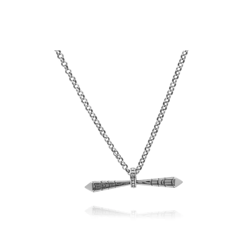 Ah Bo Ci De 925 Sterling Silver Necklaces Unisex-2