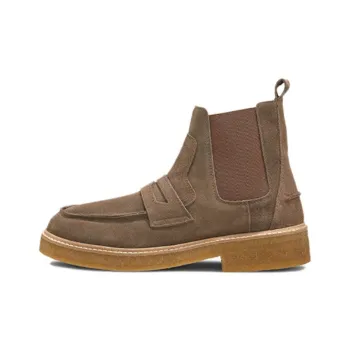 Inuikii Short Chelsea Boots Men's Brown
