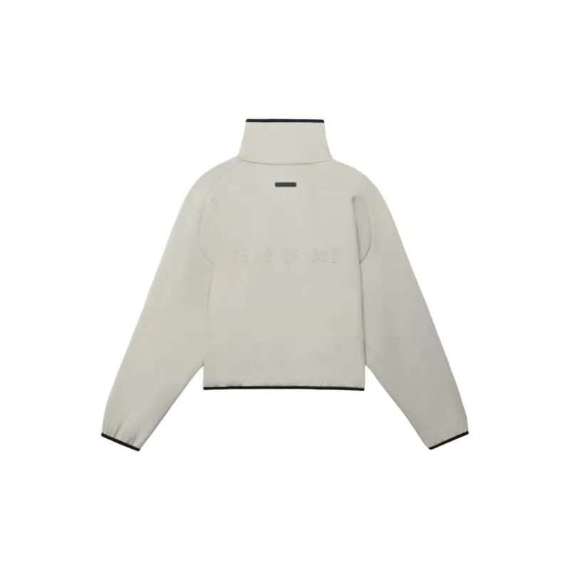 Fear Of God Athletics Women'ss Suede Fleece Track Jacket Sesame-1