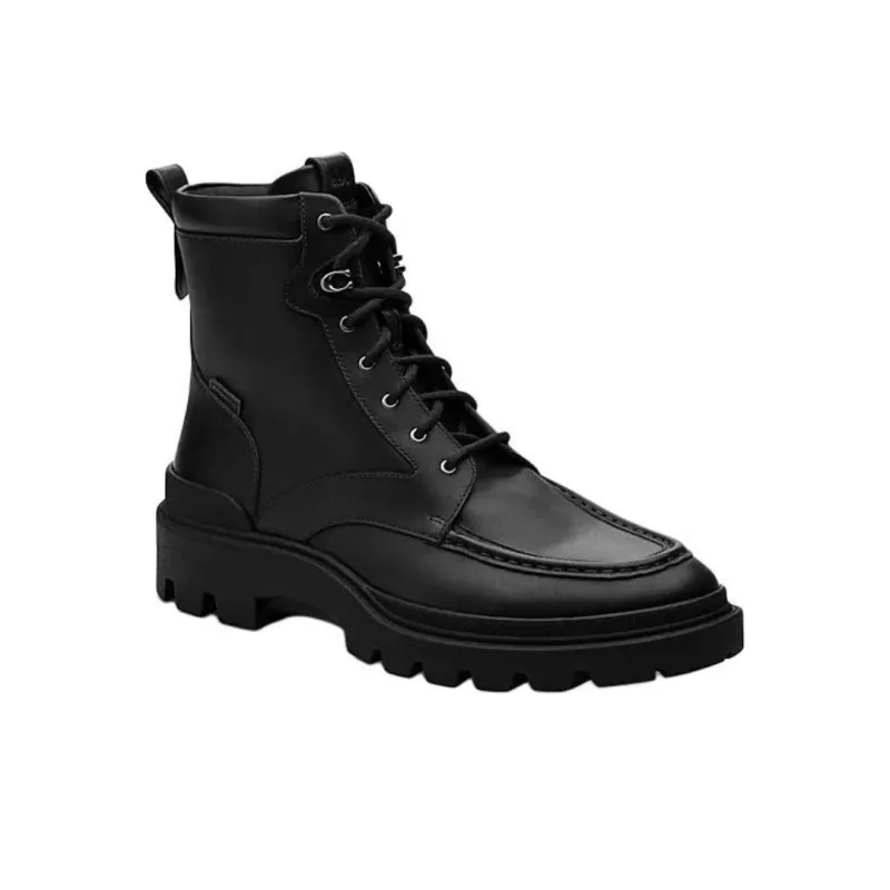 COACH Connor Ankle Boots 4cm Men's Black-2
