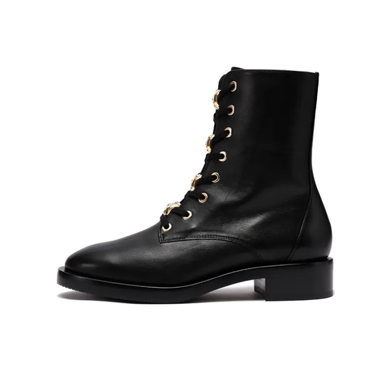 Stuart Weitzman/SW Short Martin Boot Women's Matte Black-0
