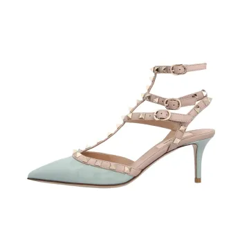 Valentino Slim Heel High Heels Women's Light Blue