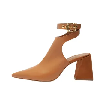 Schutz Kala Spool Heel High Heels 8cm Women's Brown