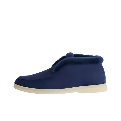 Loro Piana Open Walk Ankle Boots Women's Blue