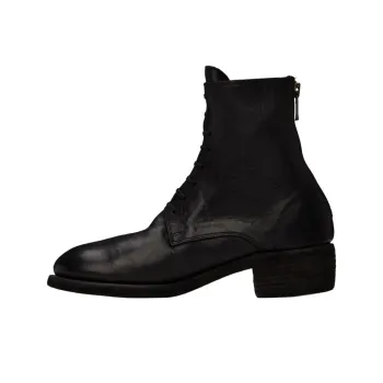 GUIDI Ankle Boots 4.4cm Men's Black