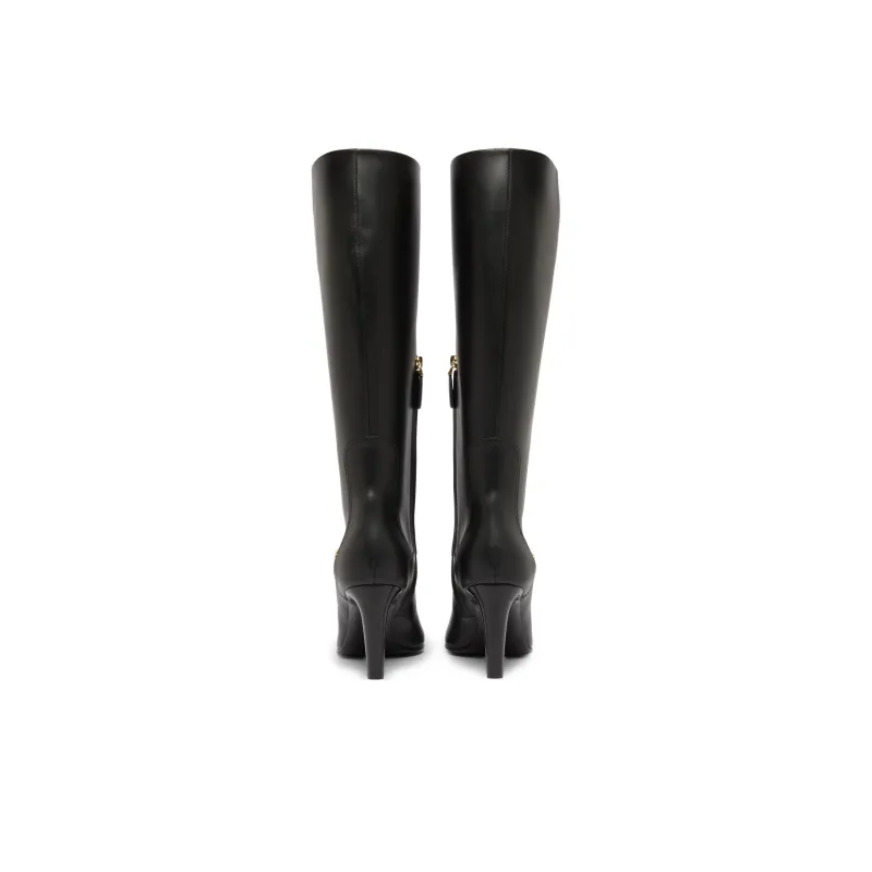 Valentino VLogo Signature GARAVANI Knee high Boots 10cm Women's Black-3