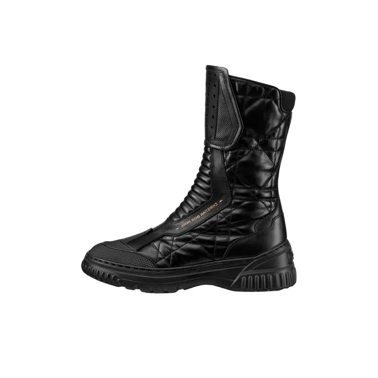 DIOR D Leader Ankle Boots Women's Black-0
