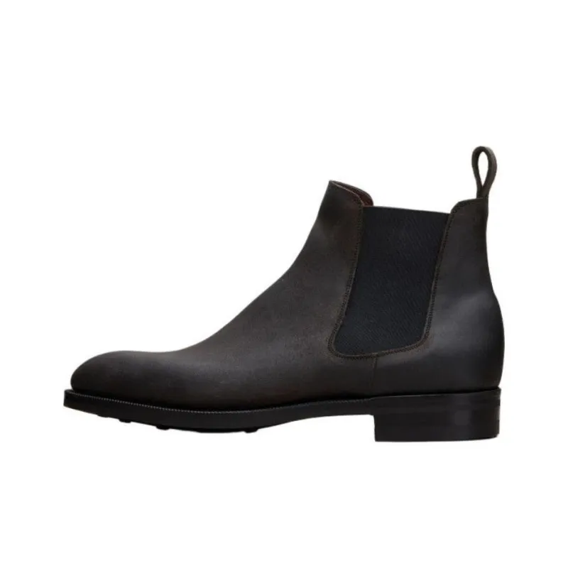 Edward Green Last Short Chelsea Boots Men's Umber-0