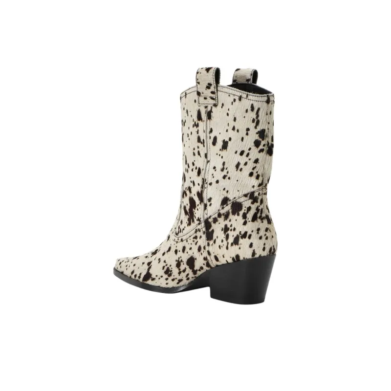 Staud June Ankle Boots 4cm Women's White-3