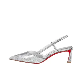 CL LUBOTING Slim Heel High Heels 5.5cm Women's Silver