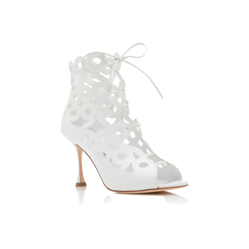 MANOLO BLAHNIK Taralo 90mm Cut-out Boots-3
