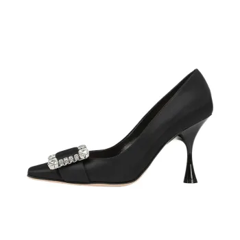 SERGIO ROSSI Sr Twenty Crystal-buckled Pumps