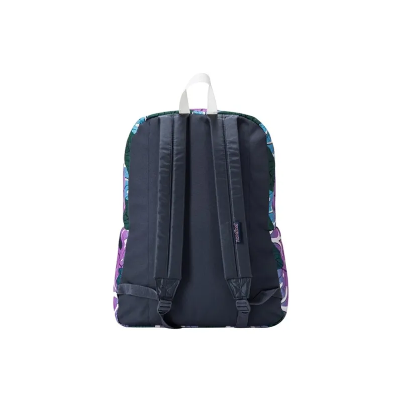 JanSport Fabric Backpack Medium Size Unisex Jungle Falling Leaves-3