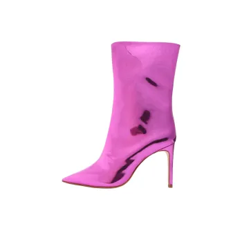 Schutz Mary Ankle Boots 10cm Women's Pink Purple