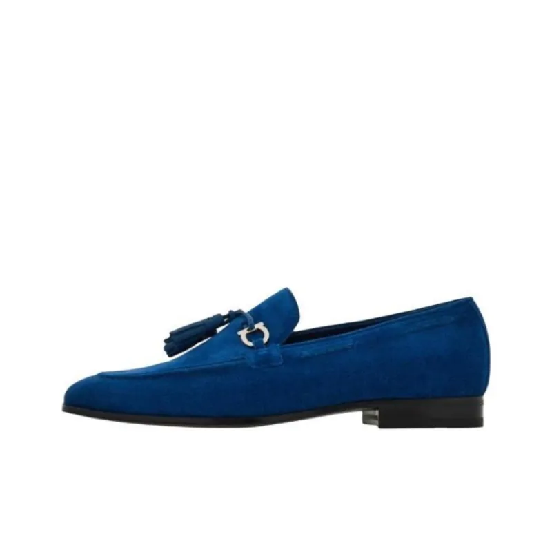 Ferragamo Loafers Men Blue-0