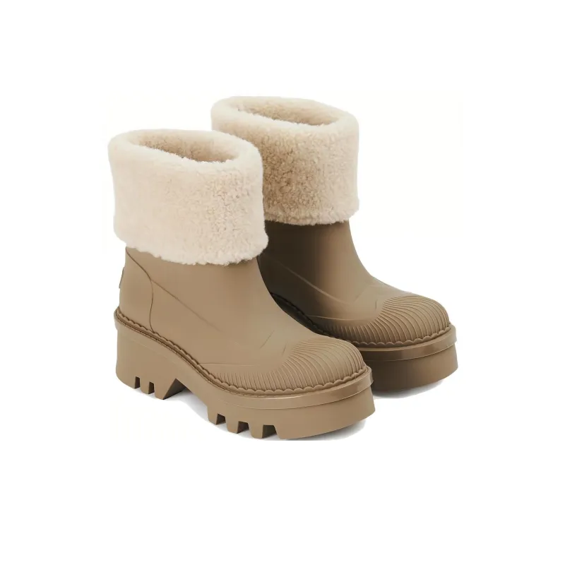 Chloé Raina Shearling Ankle Boot-2