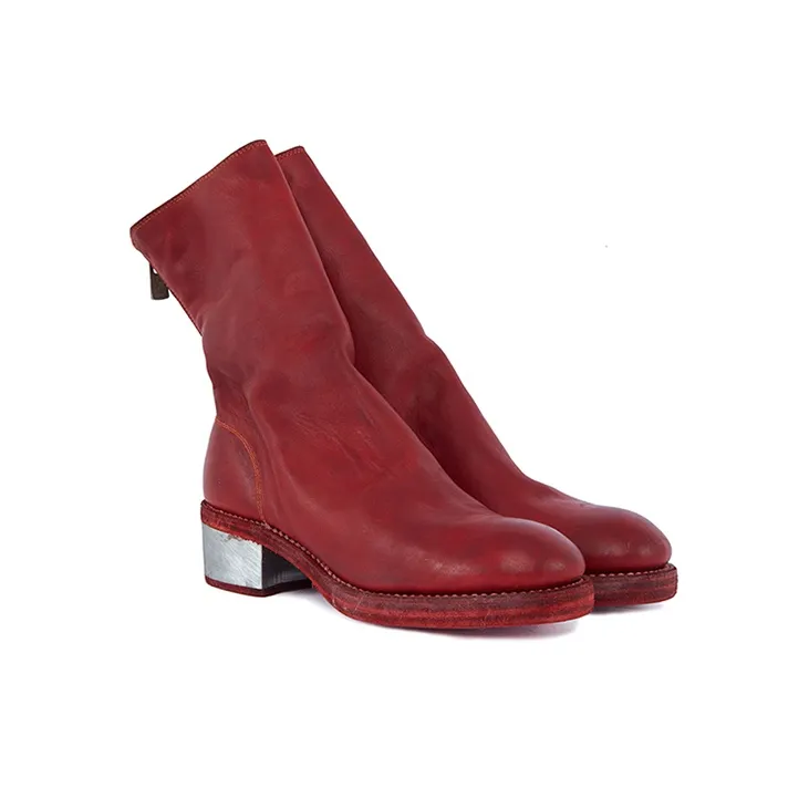 GUIDI Ankle Boots Women's Red-2