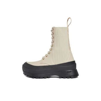Stella McCartney Chelsea Knit Lace Up Trace Boots Women's