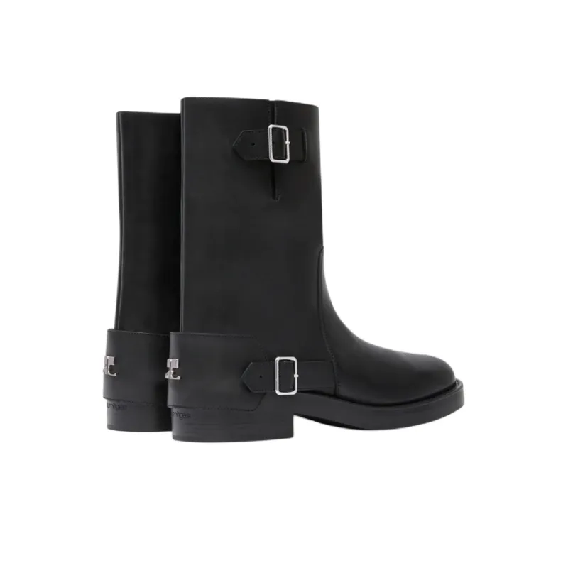 COURREGES Ankle Boots 4.5cm Men's Black-3