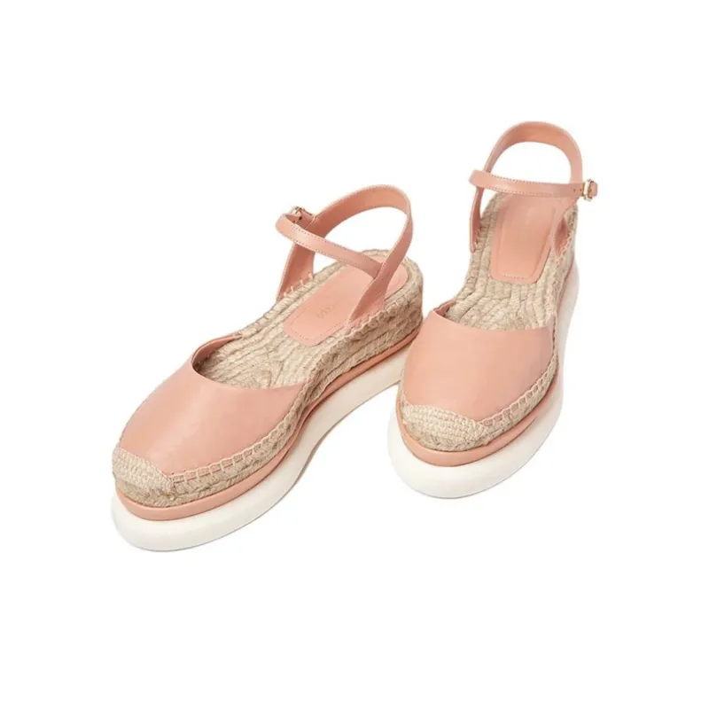 Paloma Barceló Lissa Wedge Heel High Heels 7cm Women's Pink-2