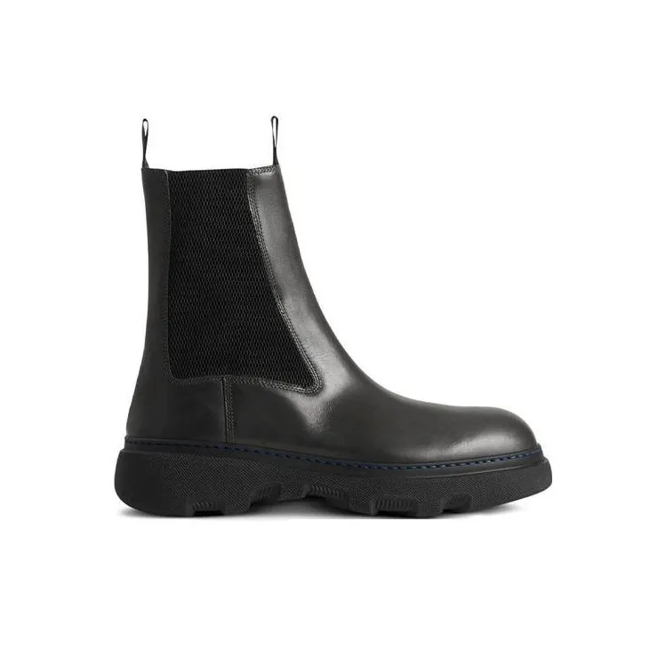 Burberry Leather Chelsea Boots-1