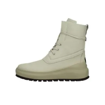 STONE ISLAND Shadow Project Logo patch Leather Boots