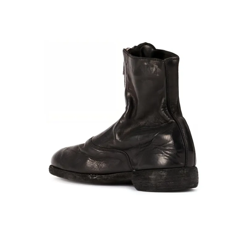 GUIDI Soft Zip Front Ankle Boots-3