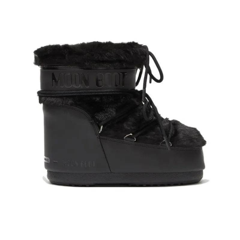 Moon Boot Icon Low Faux-Fur Lace-Up Boots-1