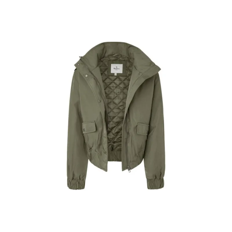 Pepe Jeans Jackets Coats Women's Olive Green-2