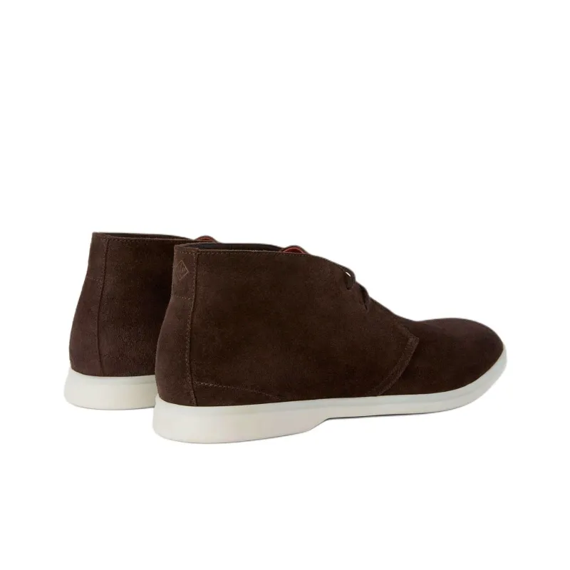 Loro Piana Ankle Boots Men's Dark Brown-3