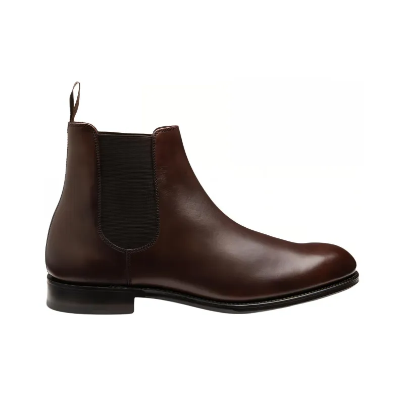 LOAKE Coppergate Short Chelsea Boots Men's Dark Brown-1