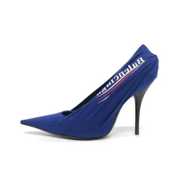 Balenciaga Knife Slim Heel High Heels 11cm Women's Blue