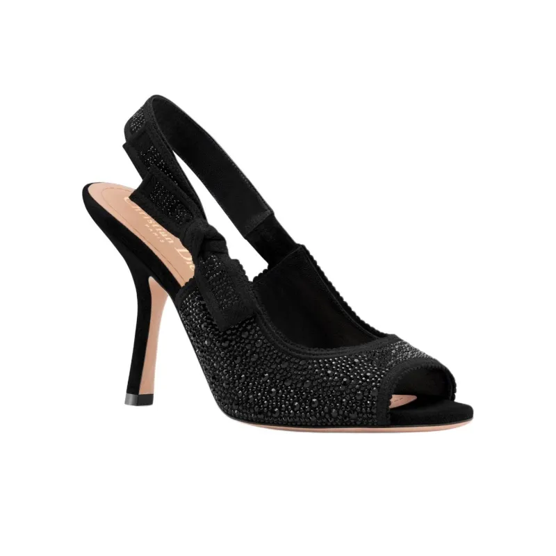 DIOR J'Adior High Heels 10cm Women's Black-2