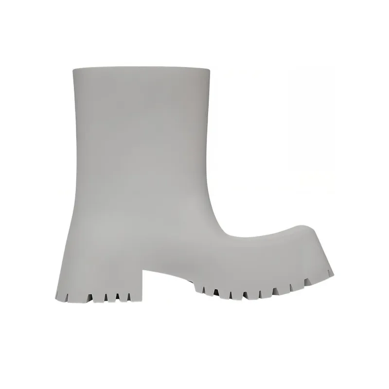 Balenciaga Trooper Rubber Boot Grey-1