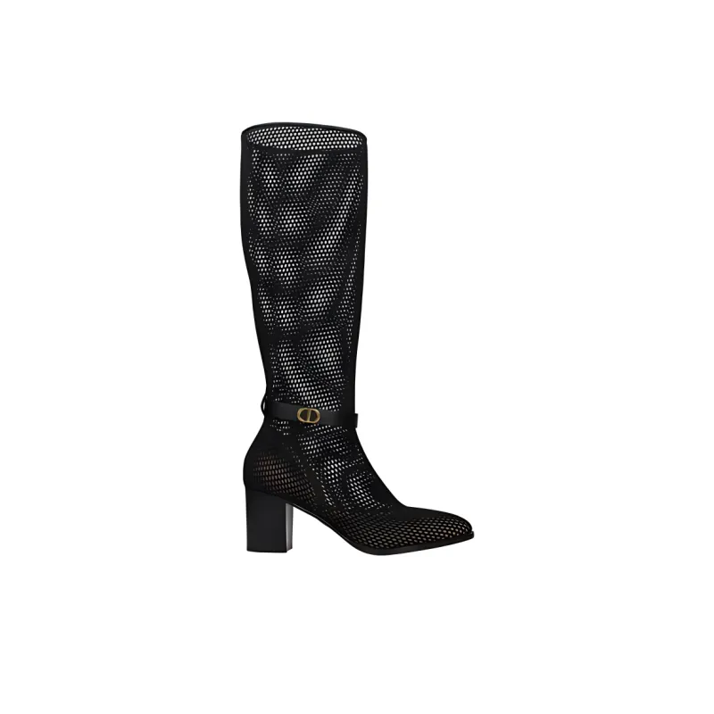 DIOR Empreinte Knee-high Boots Women's Black-1