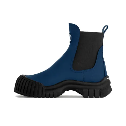 LOUIS VUITTON Ruby Short Chelsea Boots Women's Blue