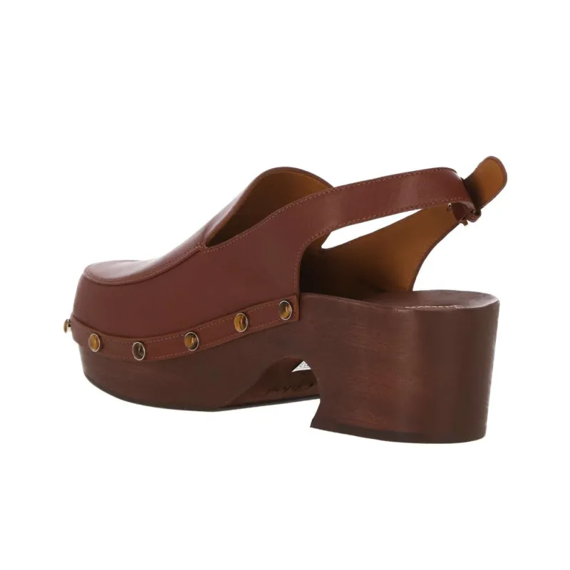 Chloé Stud detail Leather Mules Women's-4
