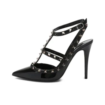 Valentino Rockstud High Heels 11cm Women's Black