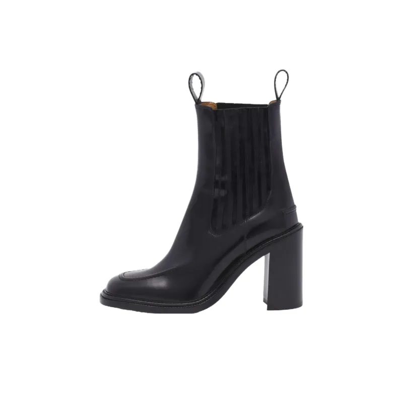 Maison Kitsuné 90mm Chelsea Leather Boots-0